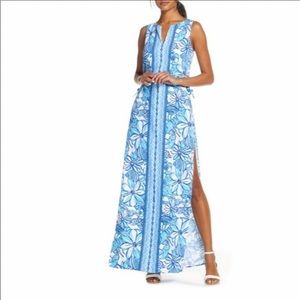 Lilly Pulitzer NWT Coronado Crab Donna Maxi/Romper Dress.